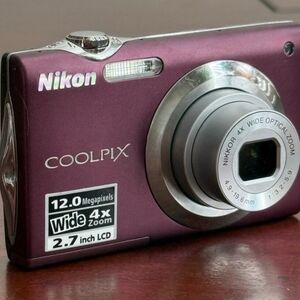 Nikon Coolpix Plum Digital Camera